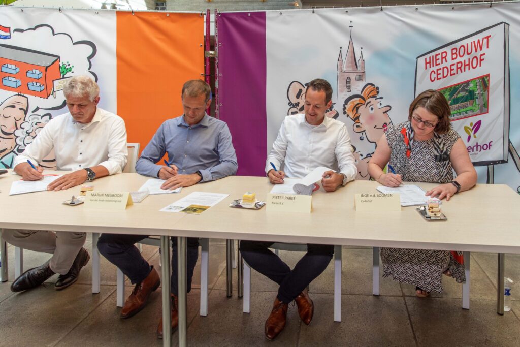 Ondertekening Cederhof