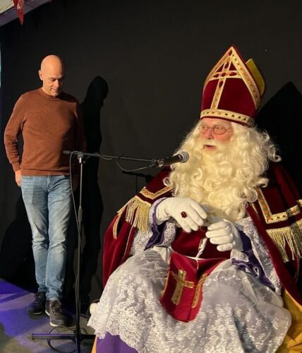 Ook Peter Bek moest bij Sinterklaas komen