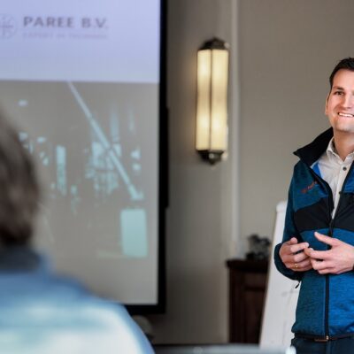 Joost opleidingscoördinator bij Paree vertelt over zijn werkzaamheden