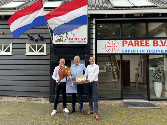Sjaak 40 jaar in dienst