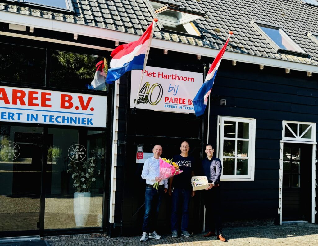 Piet 40 jaar in dienst