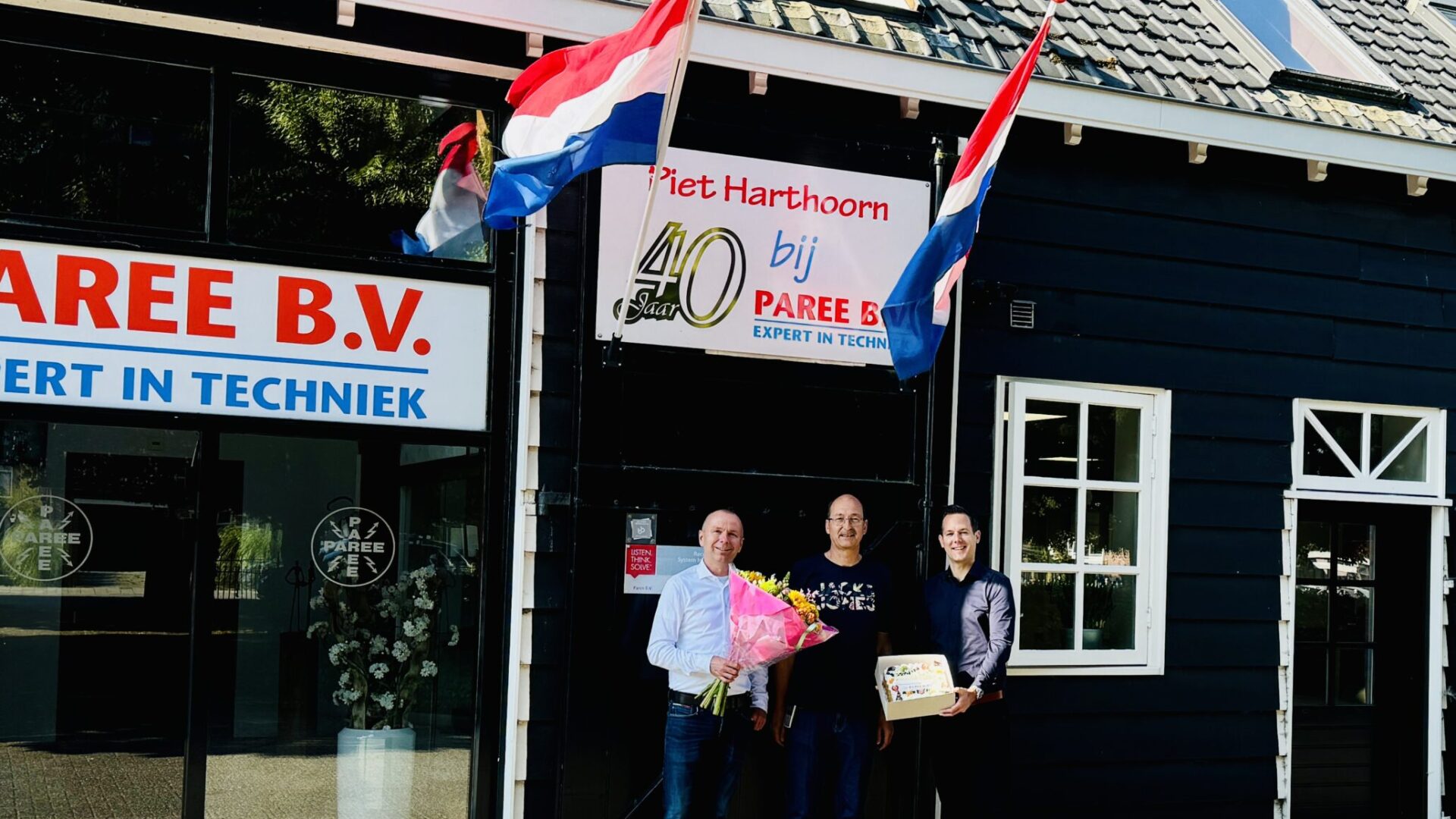 Piet 40 jaar in dienst