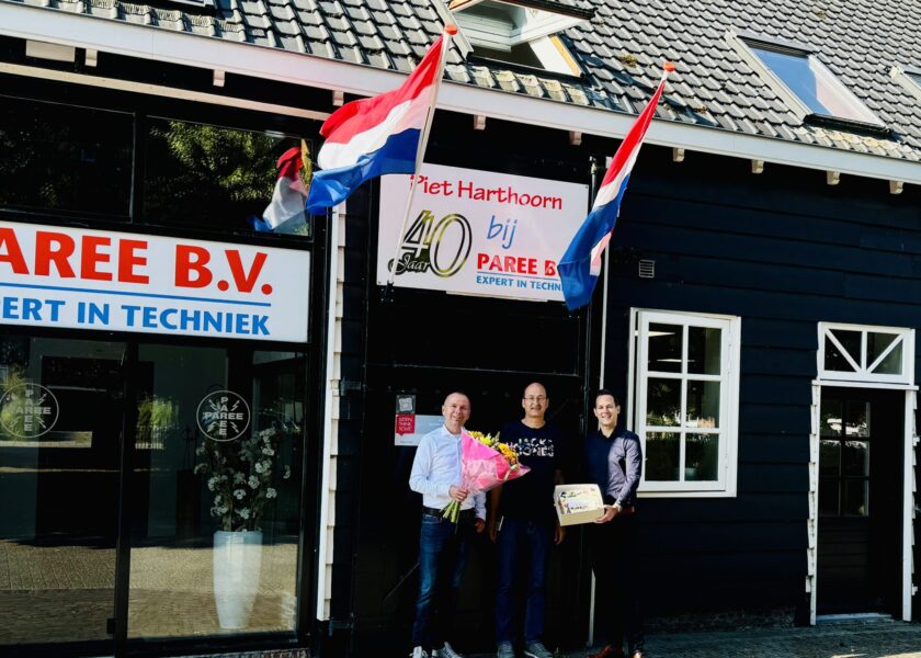 Piet 40 jaar in dienst